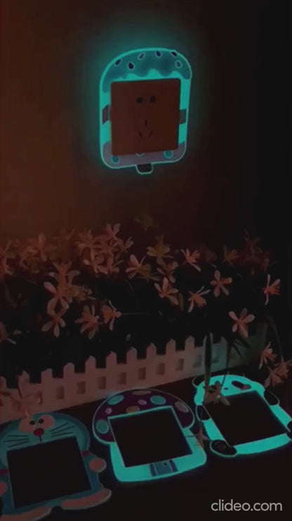 Cute Cartoon Power Socket Stickers Assorted Color (Pack of 4)